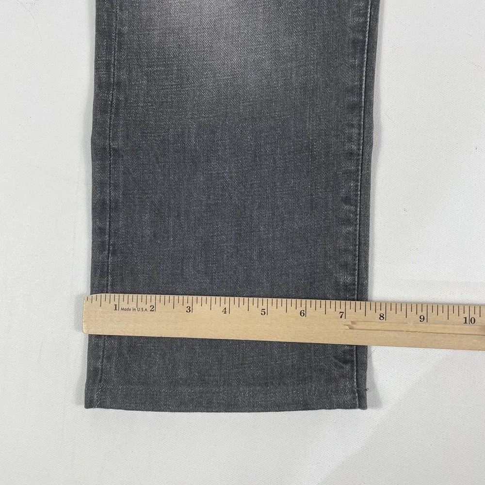 RRL Double RL Slim Fit Jeans Mens 30x26 Gray Medium Wash Japanese Selvedge Denim